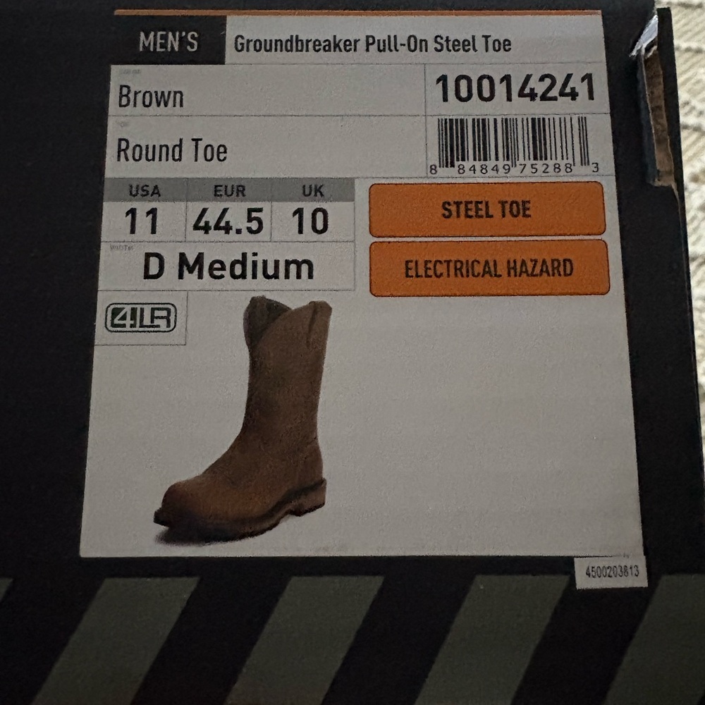 Ariat Men's Brown Groundbreaker Steel Toe Boots